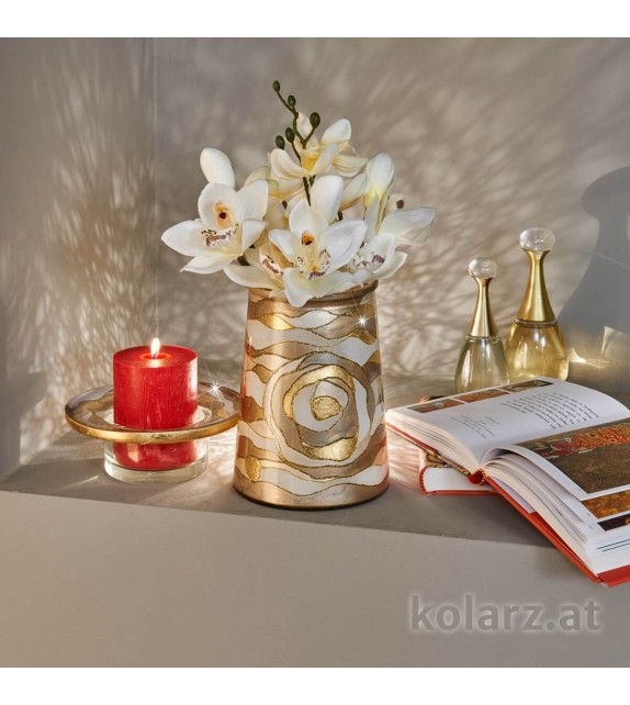 Vaza decorativa ANFORA HOME - Kolarz, Aqua Champagne, 16/20 - 1