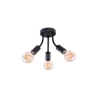 Plafoniera Rabalux 6808 Almus E27 3x MAX 60W negru