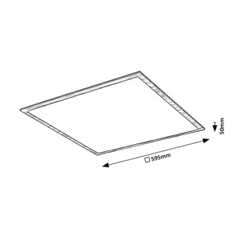Plafoniera LED Rabalux 6908 Almond 4200lm 4000K fag