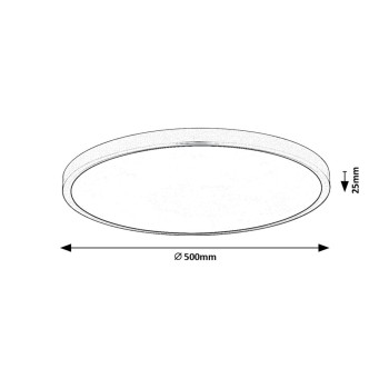 Plafoniera LED Rabalux 71075 Paulos 4150lm 4000K alb
