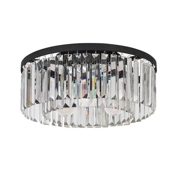 Plafoniera Rabalux 71093 Eloisa E27 3x MAX 25W negru