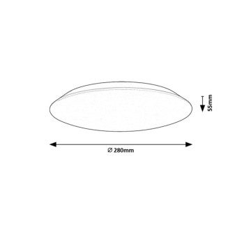 Plafoniera LED Rabalux 71123 Rorik 1600lm 4000K alb