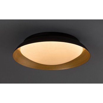 Plafoniera LED Rabalux 71187 Hafsa 1250lm 3000K negru/ auriu