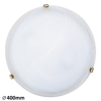 Plafoniera Rabalux 3301 Alabastro E27 2x MAX 60W geam alabastru alb