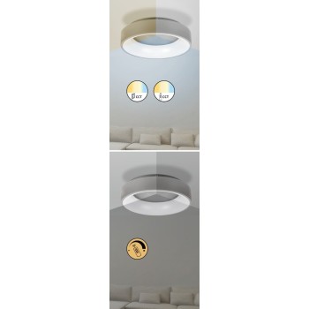 Plafoniera LED Rabalux 3928 Adeline 1500lm 3000-6000K gri