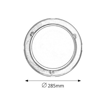 Plafoniera Rabalux 5103 Ufo E27 1x MAX 60W negru