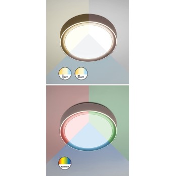Plafoniera LED Rabalux 2987 Mokka 2000lm 3000-6000K maro