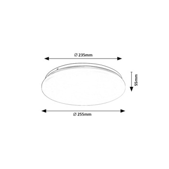 Plafoniera LED Rabalux 71104 Vendel 1150lm 4000K alb