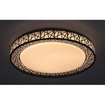 Plafoniera LED Rabalux 71140 Nilin 3400lm 3000-6500K negru, alb - 1