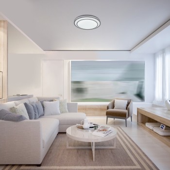 Plafoniera LED Rabalux 2131 Lupita 2700lm 3000-6500K argintiu