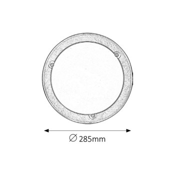 Plafoniera Rabalux 5203 Ufo E27 1x MAX 60W bronz