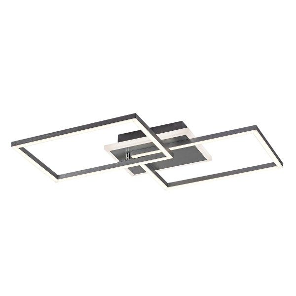 Plafoniera LED Rabalux 71014 Athelstan 2900lm 4000K argintiu/ aluminiu slefuit