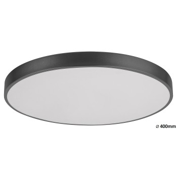 Plafoniera LED Rabalux 3314 Tesia 2600lm 3000K negru mat