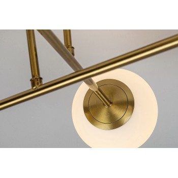 Plafoniera Rabalux 71082 Kiara E27 4x MAX 35W auriu, alb - 1