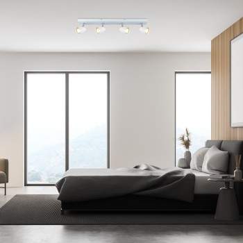 Plafoniera Rabalux 73022 Perico GU10 4X MAX 5W alb