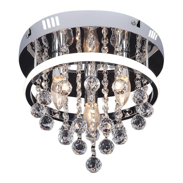 Plafoniera LED Rabalux 2236 Pallas 1340lm 4000K LED 20+ E14 3x MAX 40W crom