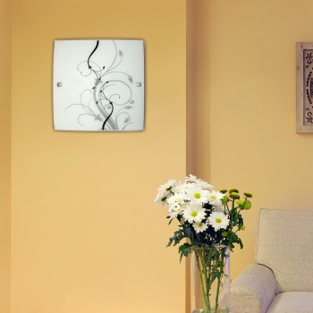 Plafoniera Rabalux 3692 Elina E27 1x MAX 60W alb