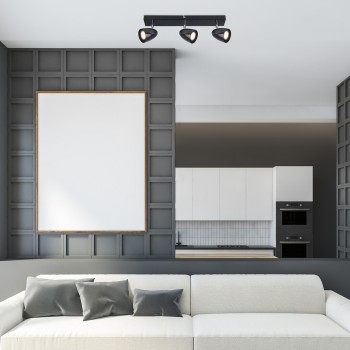 Plafoniera Rabalux 73019 Perico GU10 3X MAX 5W negru