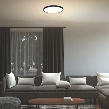 Plafoniera LED Rabalux 71074 Paulos 3000lm 4000K negru