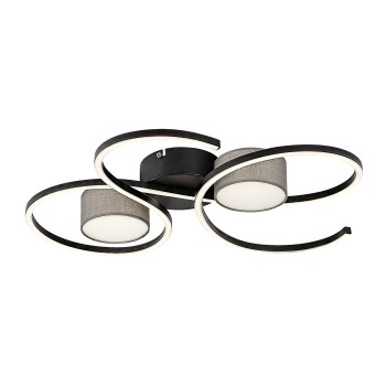 Plafoniera LED Rabalux 71116 Shiena 1880lm 4000K negru mat