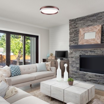 Plafoniera LED Rabalux 71159 Fontana 1100lm 3000K maro