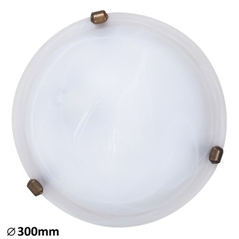 Plafoniera Rabalux 3203 Alabastro E27 1x MAX 60W geam alabastru alb