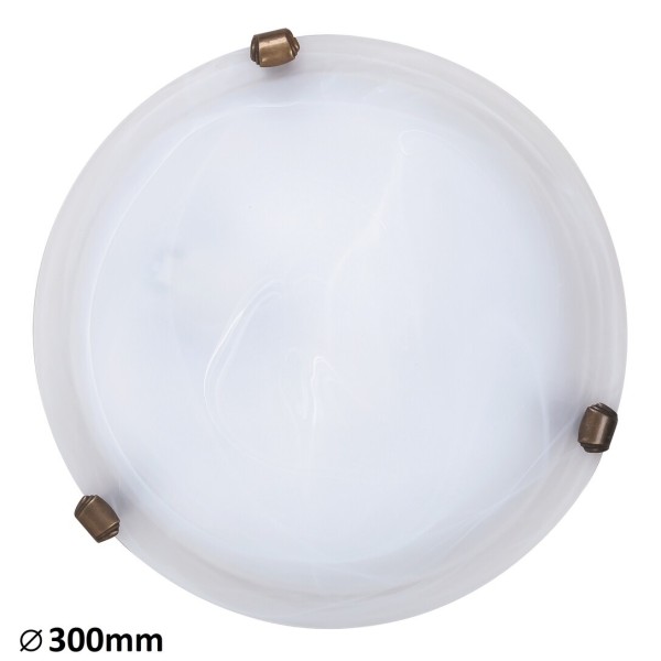 Plafoniera Rabalux 3203 Alabastro E27 1x MAX 60W geam alabastru alb