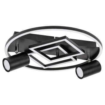 Plafoniera LED Rabalux 6905 Aztec 2000lm 4000K negru mat