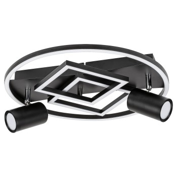 Plafoniera LED Rabalux 6905 Aztec 2000lm 4000K negru mat