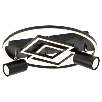 Plafoniera LED Rabalux 6905 Aztec 2000lm 4000K negru mat