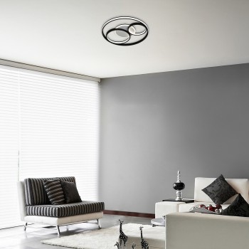 Plafoniera LED Rabalux 3335 Aquila 2300lm 3000-6000K negru