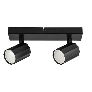 Plafoniera Rabalux 73024 Rogelio GU10 2X MAX 5W negru mat