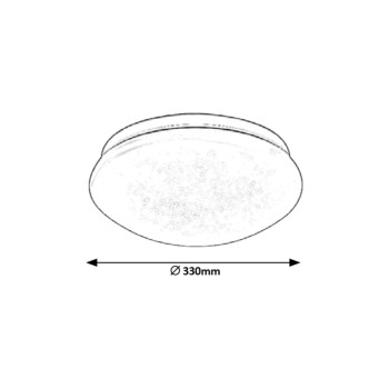 Plafoniera LED Rabalux 3937 Lucas 1350lm 4000K alb
