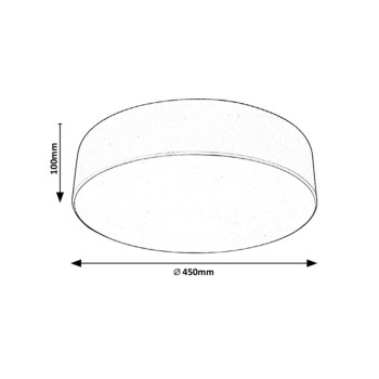 Plafoniera Rabalux 5083 Renata E27 3x MAX 10W alb mat