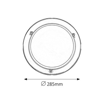 Plafoniera Rabalux 5113 Ufo E27 1x MAX 60W crom