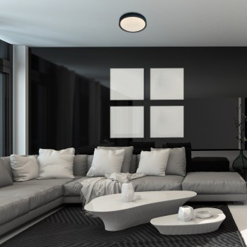 Plafoniera LED Rabalux 3146 Achilles 3200lm 2700-6500K negru