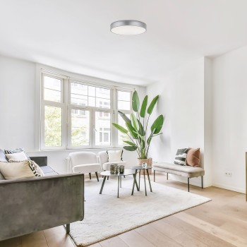 Plafoniera LED Rabalux 71135 Octav2 1200lm 4000K argintiu