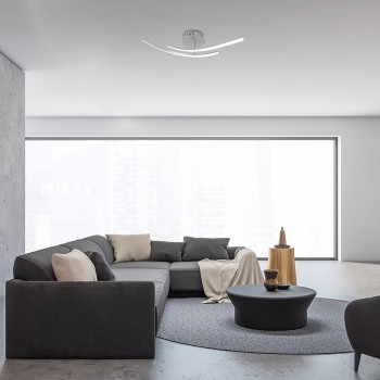 Plafoniera LED Rabalux 3143 Tatjana 1000lm 4000K argintiu