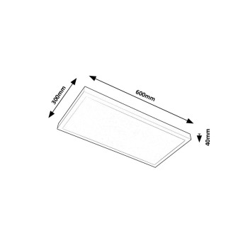 Plafoniera LED Rabalux 71077 Damek2 1750lm 4000K alb