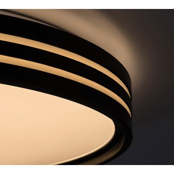 Plafoniera LED Rabalux 71118 Epora 1120lm 3000K negru mat