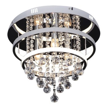 Plafoniera LED Rabalux 2237 Pallas 2030lm 4000K LED 32+ E14 3x MAX 40W crom