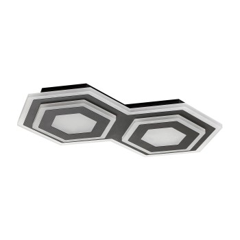 Plafoniera LED Rabalux 71114 Bitsi 1600lm 3000+6000K negru