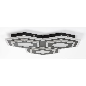 Plafoniera LED Rabalux 71115 Bitsi 3200lm 3000+6000K negru