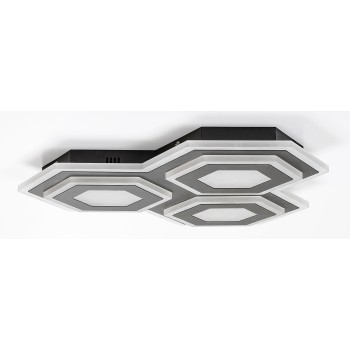 Plafoniera LED Rabalux 71115 Bitsi 3200lm 3000+6000K negru
