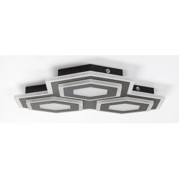 Plafoniera LED Rabalux 71115 Bitsi 3200lm 3000+6000K negru