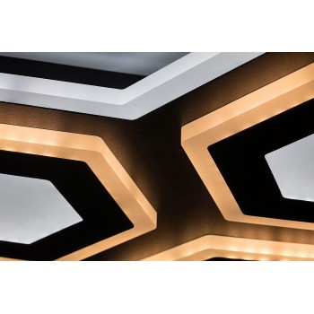 Plafoniera LED Rabalux 71115 Bitsi 3200lm 3000+6000K negru