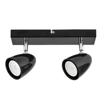 Plafoniera Rabalux 73017 Perico GU10 2X MAX 5W negru