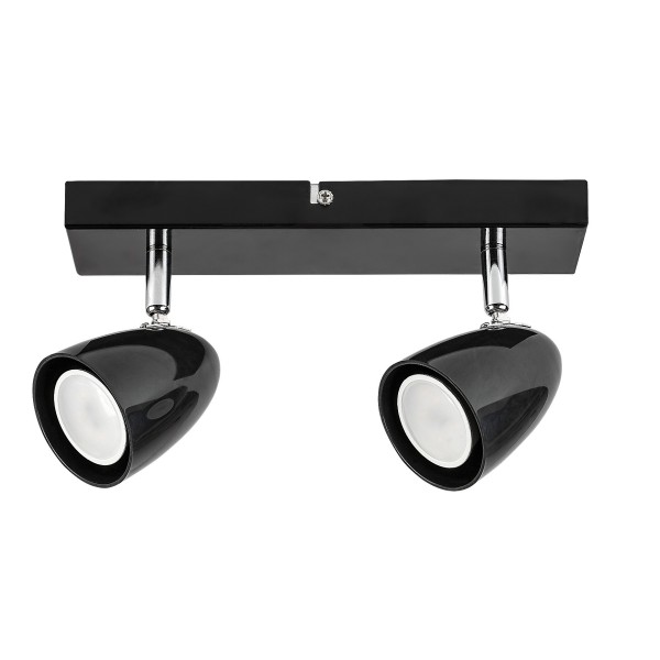 Plafoniera Rabalux 73017 Perico GU10 2X MAX 5W negru