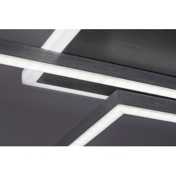 Plafoniera LED Rabalux 71015 Benedick 3050lm 2700-6500K argintiu/ aluminiu slefuit