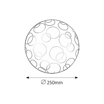 Plafoniera Rabalux 1843 Ada E27 (A50) 1x MAX 60W alb